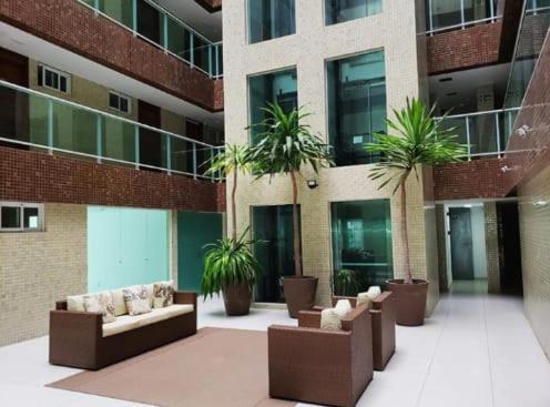 Confortavel Flat Com Piscina De Borda Infinita Na Cobertura Кабедело Екстериор снимка