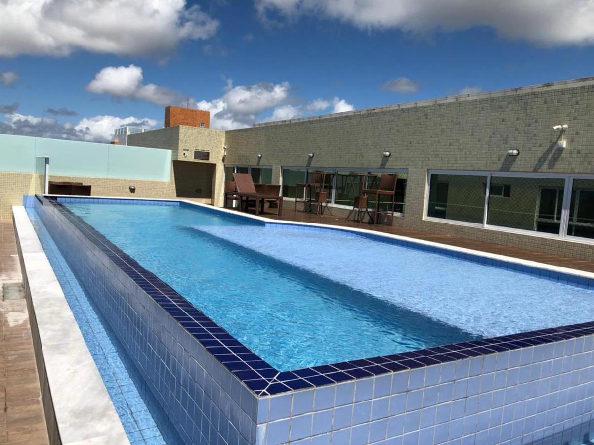 Confortavel Flat Com Piscina De Borda Infinita Na Cobertura Кабедело Екстериор снимка