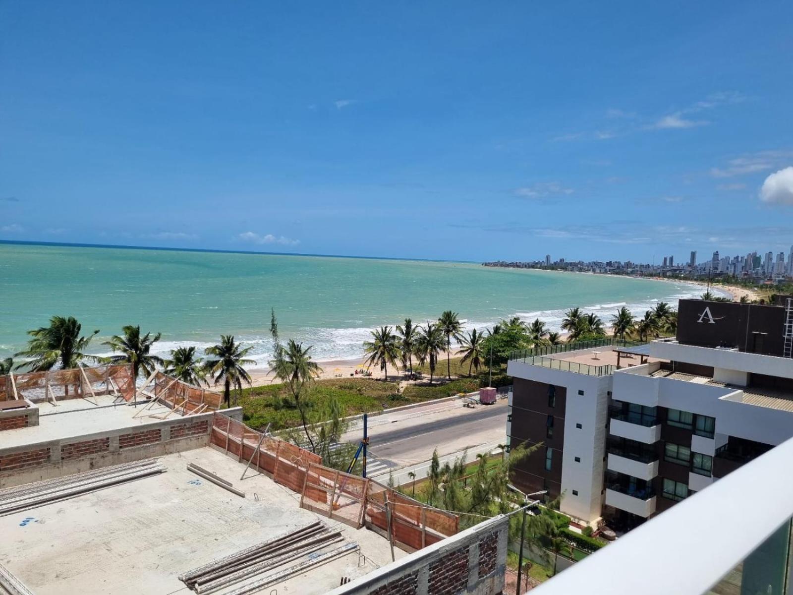 Confortavel Flat Com Piscina De Borda Infinita Na Cobertura Кабедело Екстериор снимка