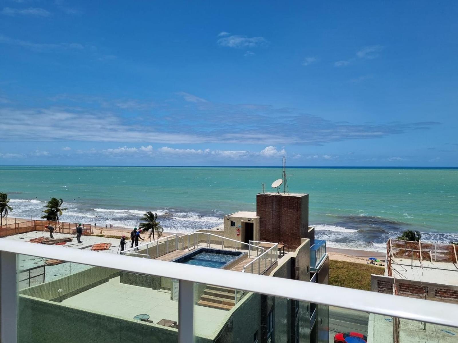 Confortavel Flat Com Piscina De Borda Infinita Na Cobertura Кабедело Екстериор снимка