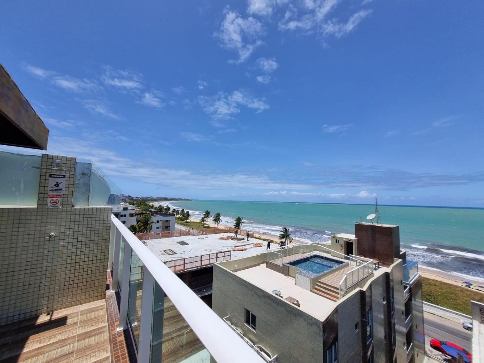 Confortavel Flat Com Piscina De Borda Infinita Na Cobertura Кабедело Екстериор снимка