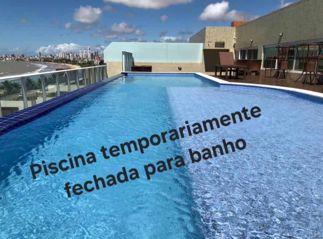 Confortavel Flat Com Piscina De Borda Infinita Na Cobertura Кабедело Екстериор снимка